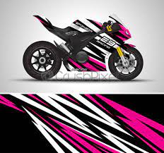 Oct 01, 2020 · high quality digital printed / clear vinyl laminated decals new destroyer design for cruiser bikes personalize your motorcycle with quality decals and graphic images that have an airbrushed look. Racing Motorcycle Wrap Decal And Vinyl Sticker Design Vector Illustration Stock Vector Crushpixel