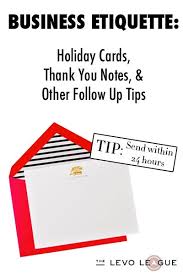 Business Etiquette Thank You Notes Business Etiquette Etiquette Business