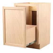 Kitchen Base Cabinet W Trash Can Pull Out Unfinished Poplar Shaker Style 21 Unfinished Kitchen Cabinets Cheap Kitchen Cabinets Kitchen Design Diy