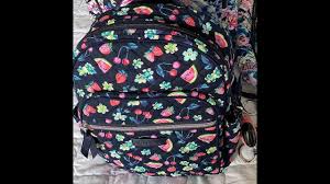 Check spelling or type a new query. Vera Bradley Small Backpack In Fruit Grove What Fits Youtube