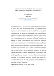 Jurnal kedokteran hewan receives scientific manuscripts in the field of veterinary sciences (veterinary miscellaneous): Pdf Ketahanan Hidup Sel Tumbuhan Dari Sel Hewan Berdasarkan Unit Struktural Dan Fungsional