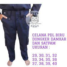 Apa saja fitur celana ini? Harga Pdl Satpam Biru Dongker Terbaru Juli 2021 Biggo Indonesia