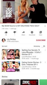 Lily Phillips on X: If you havent already go watch my YouTube video.. my  mum reacts to my Onlyfans😱 t.co2o0Uy1za7o  X