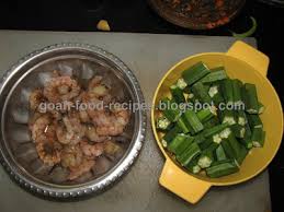 Cook and stir the garlic until fragrant, about 1 minute. Prawn And Lady Finger Curry Goan Food Recipes