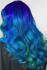 65 Iridescent Blue Hair Color Shades Blue Hair Dye Tips