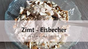 Zimt Eisbecher Ketogen Leben Rezept Eisbecher Lebensmittel Essen Eis