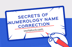 numerology name correction that makes your changed name