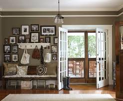 Shelf Above Hooks For Pictures Etc For Back Hallway Home Town Hgtv Home House Styles