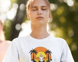 MINDFUL SOUL T-SHIRT ,summer Vibes, Summer Lover, Yoga, Meditation, Summer  Hot, Summer the Best, Relax