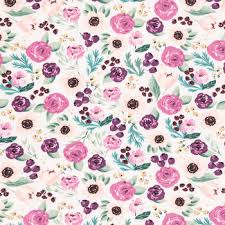 Painted Plum Floral Knit Fabric Hobby Lobby 1763598