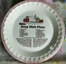 Vintage Pie Plate New Vintage Watkins Deep Dish Pizza Recipe Baking Dish Farm House Kitchen Collectible Vintage Bake Wa Vintage Baking Vintage Dishes Pie Plate