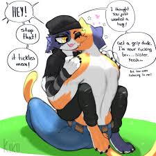Rule34.dev - 1boy 1girls anthro brother_and_sister dialogue drunk  ear_piercing feline femboy fortnite fortnite:_battle_royale furry goth  goth_girl holding hugging ignoring incest k1ko licking licking_face  licking_neck meow_skulls_(fortnite) meowscles_( ...