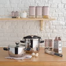 Emsan burcu düdüklü tencere 4 ltyemeklerinizin besin değerini korurpaslanmaz çelik gövdelidir. Emsan Innocook 4 6 5 Lt Duduklu Tencere Seti Golden Pink Emsan