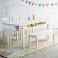 Classic Playtime Vanilla Deluxe Activity Table With Free Paper Roll Www Hayneedle Com Kids Art Table Kids Table And Chairs Toddler Table