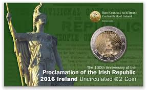 Jetzt will sich irland wieder selbst geld an den finanzmärkten. 2 Euro Munze 100 Jahrestag Des Osteraufstandes
