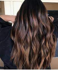 Top 40 Best Balayage Hairstyles For Natural Brown Black Hair Color 10 Myblogika Com Haircolorhighlights Uzun Sac Modelleri Uzun Sac Balyaj Sac