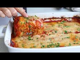 This Lighter Eggplant Parmesan Is One Of My Favorite Ways To Eat Eggplant No Breading Just Eggplant Che Eggplant Recipes Parmesan Recipes Vegetarian Recipes