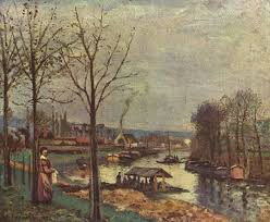 If you use a gel liquid hand soap it won't get all scummy inside. The Seine At Port Marly The Wash House Camille Pissarro Artwork On Useum