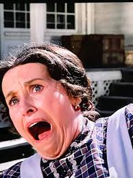 Harriet: " Laura Ingalls, what have you done with that filthy animal?"  Laura: "Nellie, your mother wants you." Best lines EVER 🤣 🤣 🤣