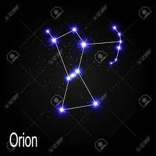 Its brilliant stars are found on the celestial equator and are visible throughout the world. Orion Constellation With Beautiful Bright Stars On The Background Royalty Free Cliparts Vectors And Stock Illustration Image 57822824