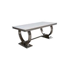 Niches grey arianna dining table 1.6m / 1.8m. Arianna Marble Dining Table Cream Dining Room From Breeze Furniture Uk