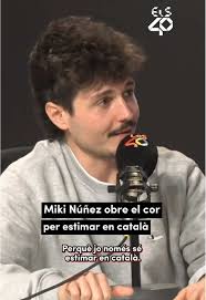 Miki Nunez i Sergi Sánchez: L'estima en català