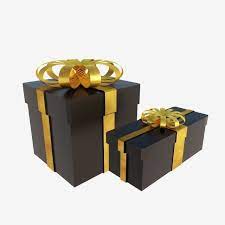 C4d 3d Stereo Black Gold Exquisite Gift Box Gift Box Simple Gift Box Holiday Gift Box Decoration Png Transparent Clipart Image And Psd File For Free Download Gift Boxes Decoration Background