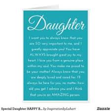 Birthday Wishes For Father From Daughter In English Special Daughter Happy Birthday Wishes Card Zazzle Com Birthday Message For Daughter Birthday Wishes For Daughter Birthday Greetings For Daughter