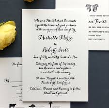 Modern Script Wedding Invitations In Black Ink For A Black Tie Optional Wedding In Calif Letterpress Design Wedding Invitation Inspiration Gorgeous Invitations