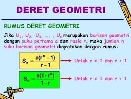 Rumus Deret Geometri Contoh Soal Barisan Geometri Wiki Rumus