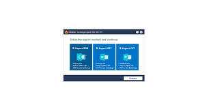 Step 2 Select Export Exchange Edb File To Convert Edb To Pst Recovery