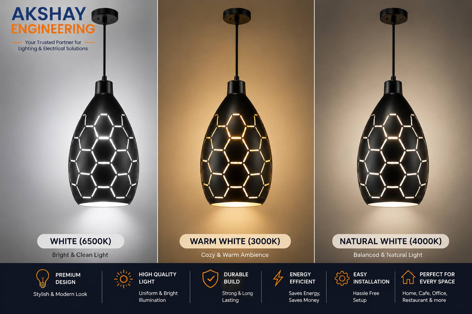 Decorative Hanging Light | LED Pendant Light | DOM Light product image