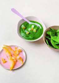 One piece of crispy haddock served with chips. Spinach And Haddock Puree Beaba Usa