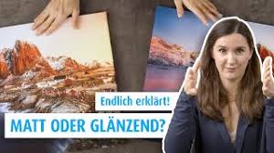 Ausgezeichnete brillanz & farbtreue ✔ papierqualität: Fotos Matt Oder Glanzend Tipps Zu Verschiedenen Bildmaterialien Youtube