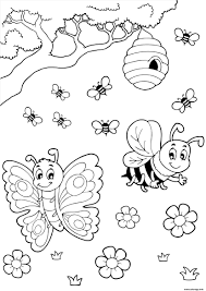 Abeille noire européenne insecte vecteur, abeille, dessin animé, personnage de dessin animé, abeille à miel png. Coloriage Ruche Papillon Abeille Miel Dessin Abeille A Imprimer