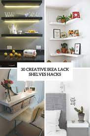 30 Creative Ikea Lack Shelves Hacks Shelterness