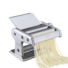 Manual Noodle Maker Stainless Steel Ordinary 2 Blades Pasta Making Machine Hand Operated Spaghetti Pasta Cutter Noodle Hanger Noodle Maker Pasta Making Machine