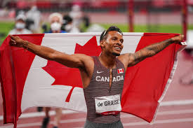 Andre de grasse's parents must be very proud of his achievements. Wg8ed8wvy3p59m
