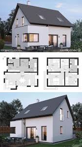 Klassisches Einfamilienhaus Modern Mit Satteldach Erker Bauen Haus Grundriss 4 Zimmer 120 Qm In 2020 Haus Grundriss Innenarchitekt Moderne Home Plane