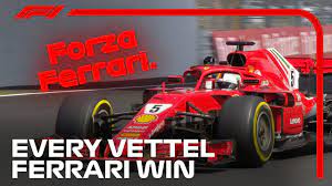 Ferrari has unveiled its 2019 formula 1 car at a launch event in italy with a tweaked red and black ferrari's new car, the sf90 to commemorate the manufacturer's 90th anniversary in 2019, has been. All Sebastian Vettel S Ferrari Wins Team Radio Best Bits Youtube