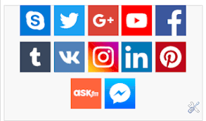 اضافة ايقونات التواصل الاجتماعي في بلوجر بشكل إحترافي social media social media blogger social