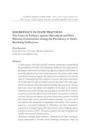 Data ini kami susun berdasar urutan abjad dari nama perusahaan kecap. Pdf Discrepancy In State Practices The Cases Of Violence Against Ahmadiyah And Shi A Minority Communities During The Presidency Of Susilo Bambang Yudhoyono