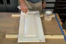 How To Make A Pickled Or White Wash Finish White Wash Finish Whitewash Kitchen Cabinets Distressed Furniture Diy