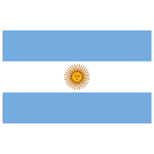 The top and bottom ones are light blue, and the middle is white. Ar Argentina Flag Icon Public Domain World Flags Iconset Wikipedia Authors