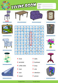 Living Room Word Search Puzzle Esl Vocabulary Worksheet Grammar For Kids Esl Vocabulary First Grade Worksheets
