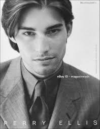 vintage PERRY ELLIS 3-Page PRINT AD Fall 1998 CHRIS BROWN Bruce Weber