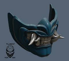 Mortal kombat 2021 movie today! Mortal Kombat 11 Sub Zero Mask In 2021 Japanese Demon Mask Japanese Mask Masks Art