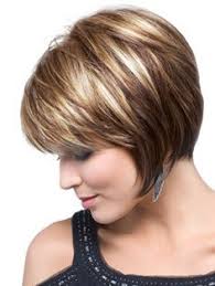 pictures of short brown hair with caramel highlights