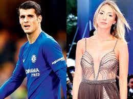 This morata no sabi anything, he no sabi score, he no sabi choose pretty lady like mikel obi. Chelsea Star Alvaro Morata S Wife Asks Him To Improve His On Field Attitude