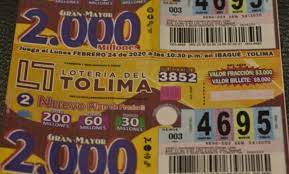 Resultado de la lotería del tolima del lunes 1 de febrero de 2021, sorteo no. La Suerte De Los Tolimenses Ya Esta En Juego Volvio La Loteria Del Tolima